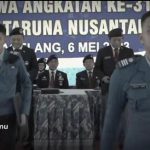 Tangkapan layar video TikTok momen kelulusan anak Ferdi Samdo di SMA Taruna Nusantara.