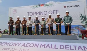 Aeon Mall Deltamas Gelar Topping Off Ceremony, Bangkitkan Ekonomi Lokal