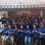 Bacaleg Partai Demokrat Kota Bogor usai mendaftar ke KPU Kota Bogor, Sabtu (13/5). (Yudha Prananda / Jabar Ekspres)