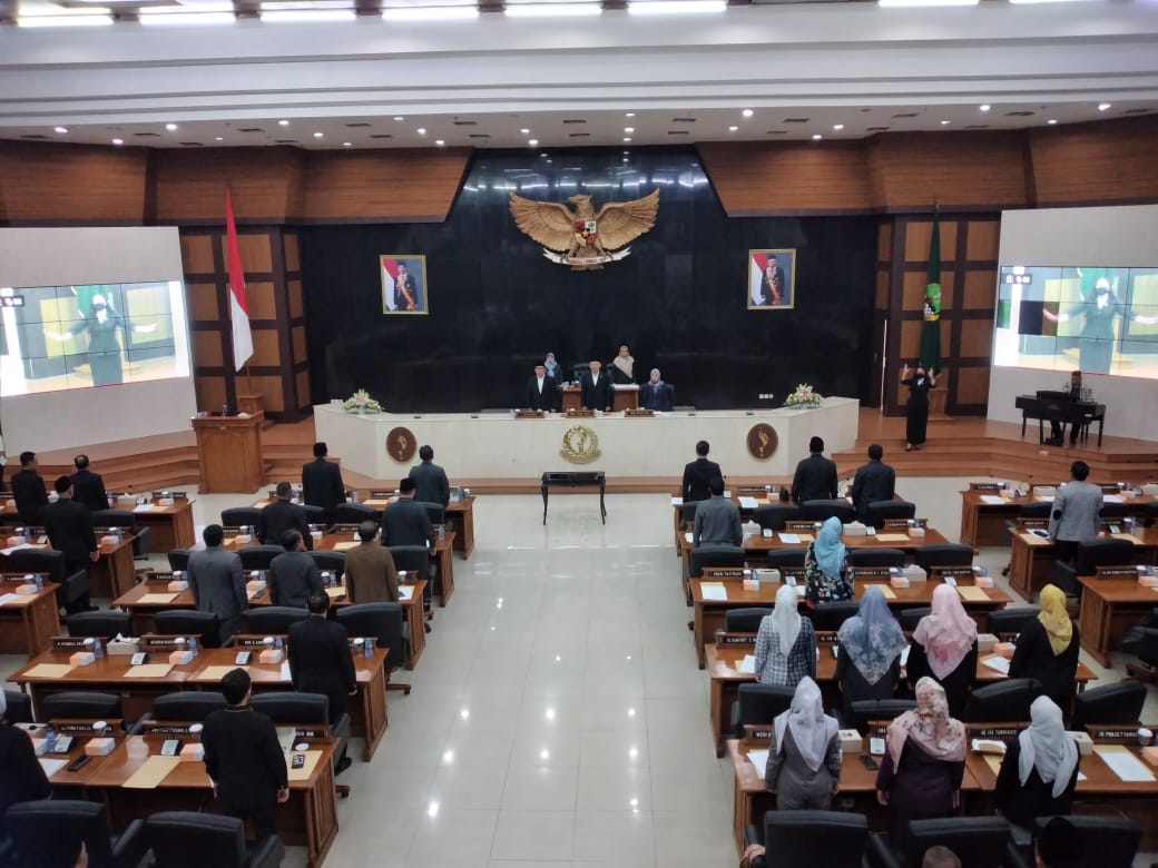 Ilustrasi Anggota DPRD Jawa Barat saat Rapat Paripurna.