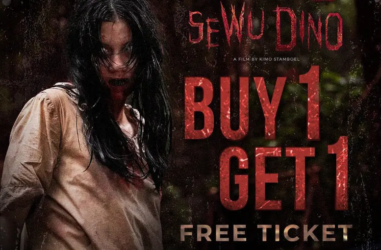 Buy 1 Get 1 Film Sewu Dino dengan Beli di TIX ID/ Tangkap Layar Instagram @tix_id