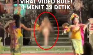 Viral Video Bule Bugil di Bali Saat Pementasan Tari Berlangsung!
