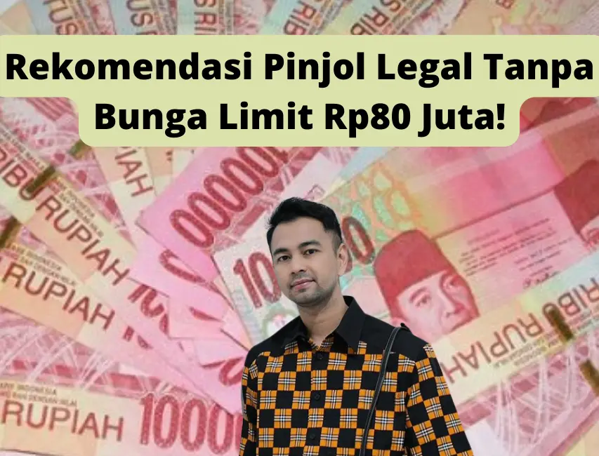 Pinjol Legal Tanpa Bunga, Limit Rp80 Juta Cair 5 Menit
