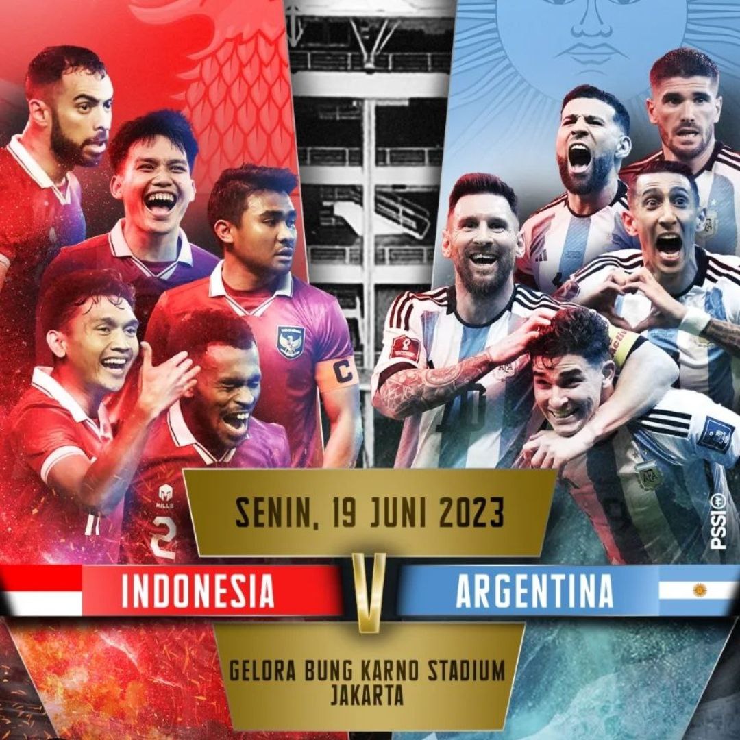 Harga tiket FIFA Match Day Indonesia vs Argentina, sudah diumumkan secara resmi oleh Ketua Umum PSSI, Erick Thohir pada Senin, 29 Mei 2023. Instagram/@pssi.