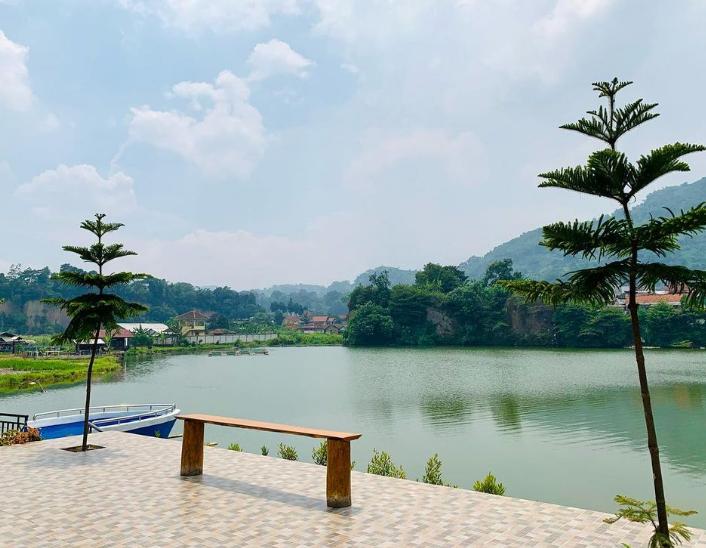 Wisata Danau Teras Ciseupan Cimahi/ Tangkapan Layar Instagram @terasciseupan