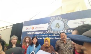 AJANG BERGNGSI: The 4th International Conference on ASEAN MRA-TP diselenggarakan di Poltekpar NHI Bandung, Senin (8/5).