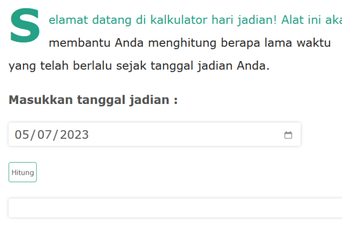 Link Kalkulator Hari Jadian Paling Viral 2023, Yuk Hitung Tanggal Jadian Sama Doi