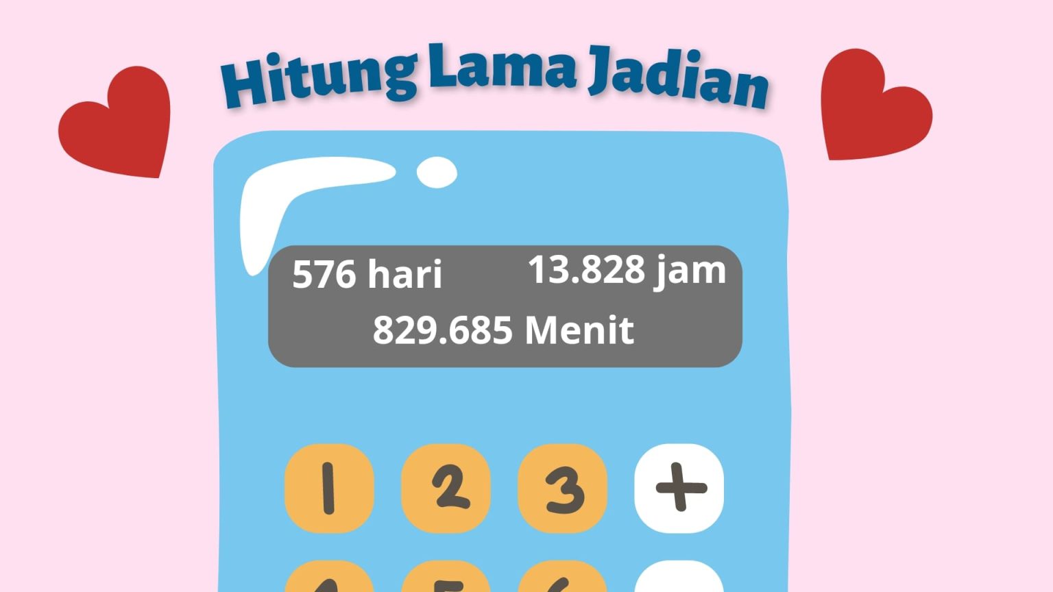 Kalkulator Hitung Tanggal Jadian, Cek Menit Hingga Detik Viral TikTok