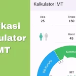 Kalkulator IMT Viral di TikTok/ Tangkap Layar Aplikasi Kalkulator IMT by Appovo