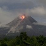 Mount Merapi Launched Incandescent Lava 15 Times