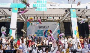 Nikah Massal Juara Bucinfest 2023