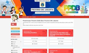 PPDB SD Jakarta 2023/ Tangkap Layar Ppdb.jakarta.go.id