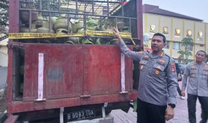 Polresta Bogor Kota berhasil membongkar praktik pengoplos gas Elpiji 3 kg di Sindang Rasa, Kecamatan Bogor Timur. yang dilakukan tiga pelaku