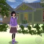 Rumah Upin Ipin by Lalapo Diba TV Real/ Tangkap Layar Game Sakura School Simulator