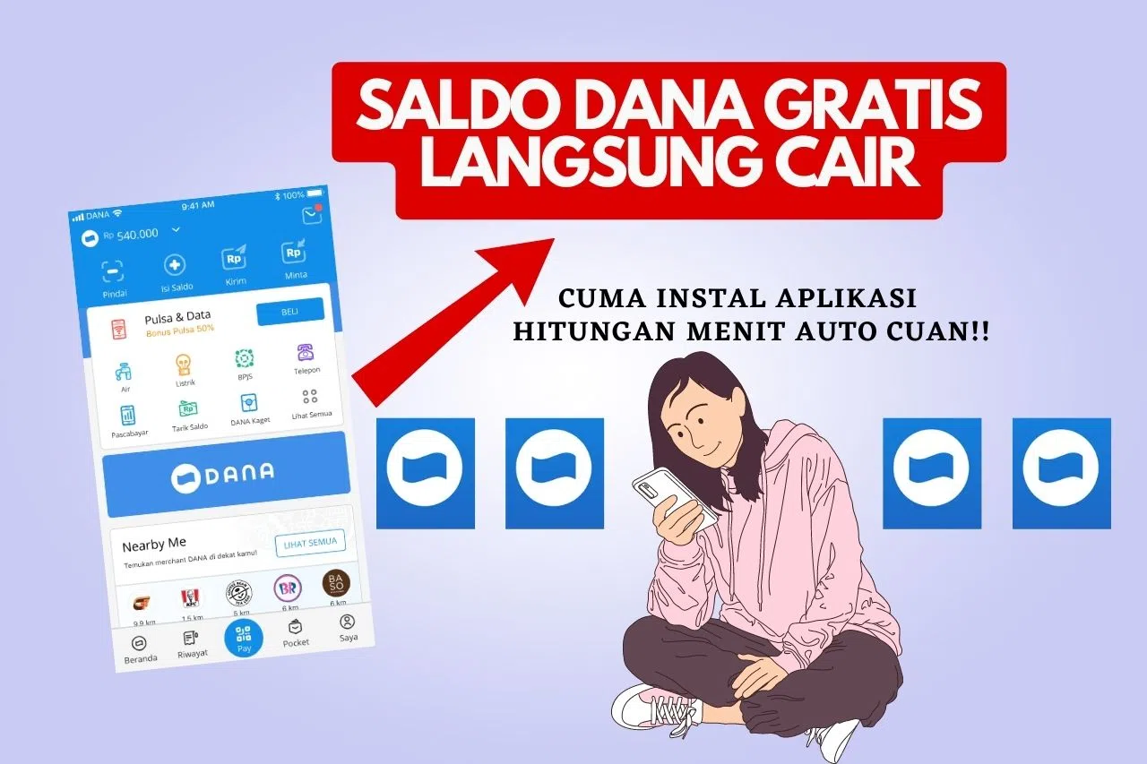 Klaim Saldo DANA Gratis, Cuma Login di Aplikasi Ini Cair hingga Rp270.000!