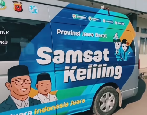 Samsat Keliling Kota Bandung/ Tangkap Layar Instagram @samsatpajajaran