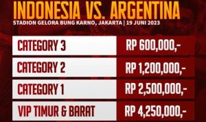 link beli tiket indonesia vs argentina