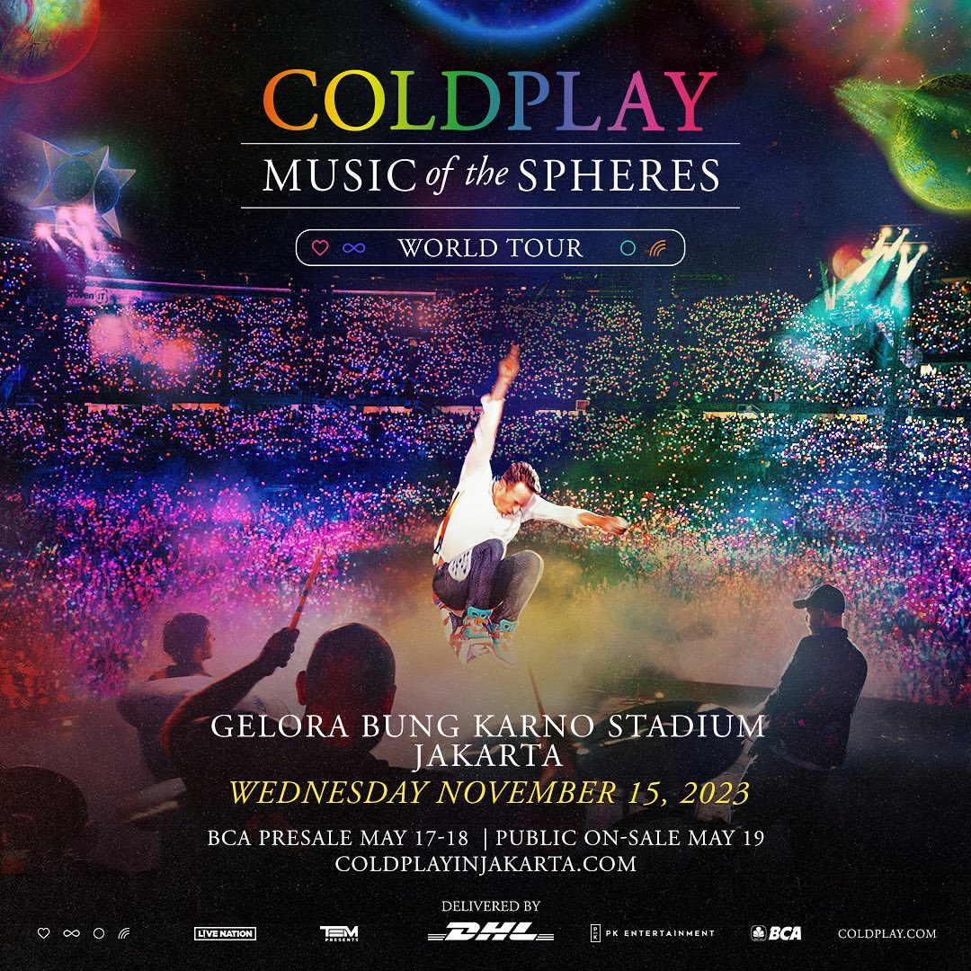 Fix Coldplay Bakal Konser di Indonesia, Cek Segini Harga Tiketnya!