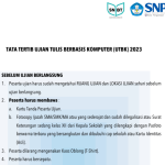 Tata Tetib UTBK SNBT 2023 PDF/ Tangkap Layar Petunjuk Teknis Pelaksanaan Tugas – Panitia Pusat UTBK