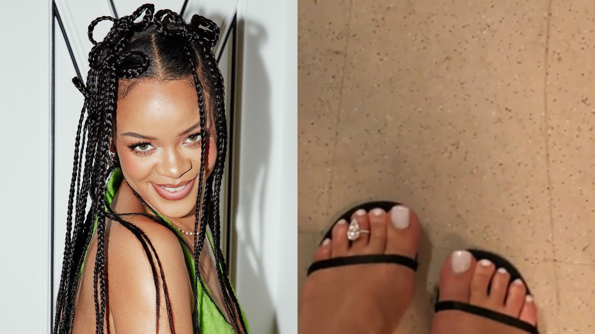 Luar Biasa! Rihanna Pakai Cincin Berlian di Jari Kaki Seharga Rp15 Milliar
