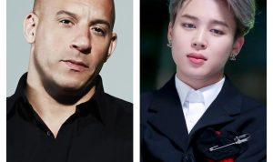 Aktor Vin Diesel Mempromosikan Lagu Jimin BTS