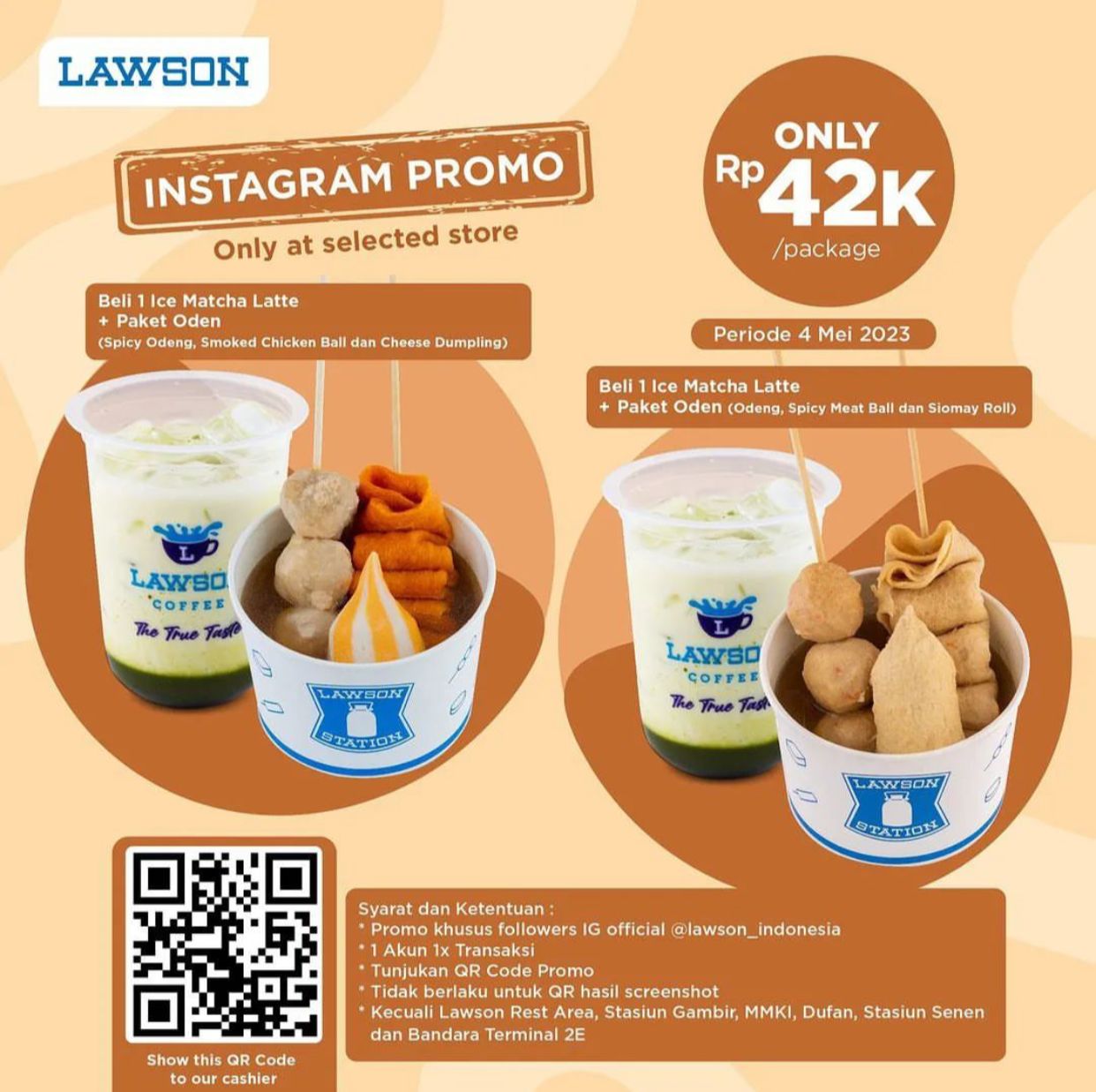 Promo Instagram LAWSON, 4 Mei 2023!