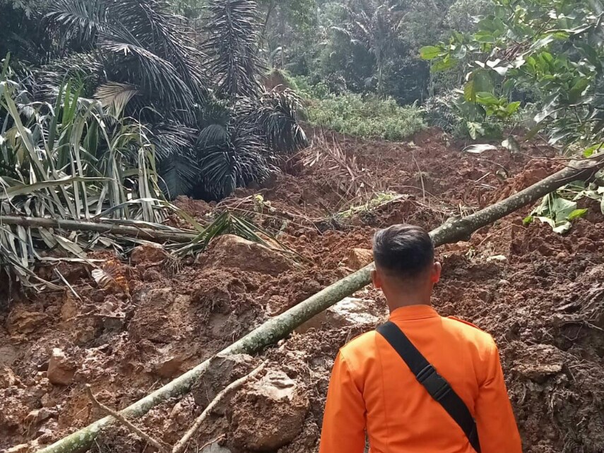 Ilustrasi : Bencana longsor di Kecamatan Tanjungsari, Kabupaten Bogor. Foto : Dok BPBD