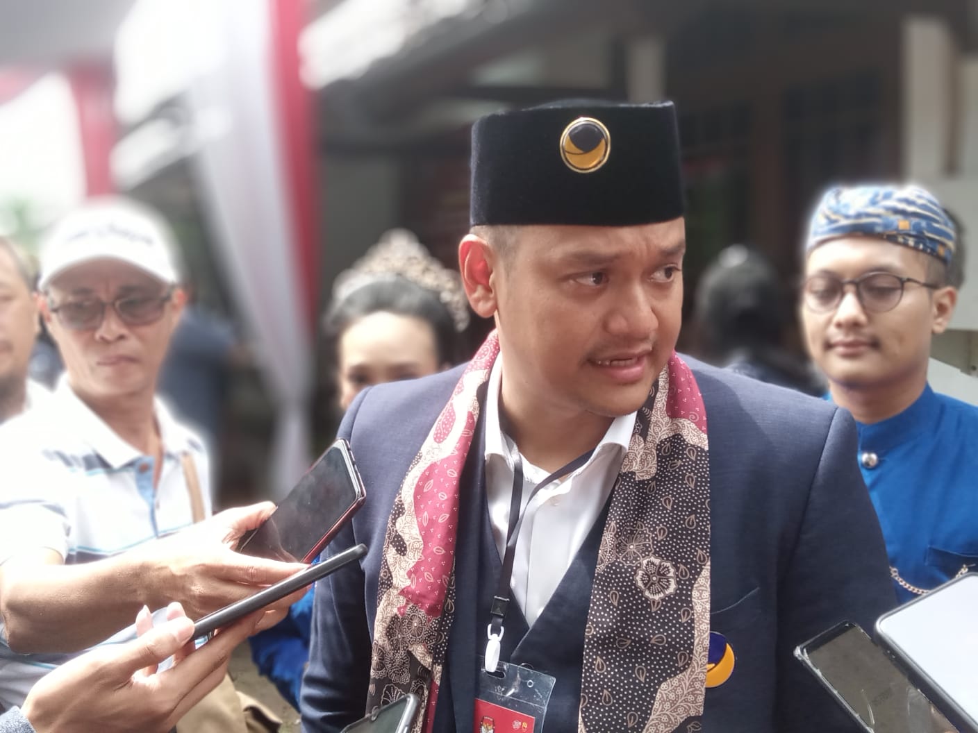 Ketua DPD Partai NasDem Kota Bogor, Benninu Argoebie. (Yudha Prananda / Jabar Ekspres)
