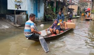 Ist. Bencana alam banjir terjadi di wilayah Kab. Bandung. Foto. Jabar Ekspres.