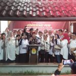 Partai Perindo Kota Bogor saat mendaftarkan para Bacaleg-nya ke KPU Kota Bogor. (Yudha Prananda / Jabar Ekspres)