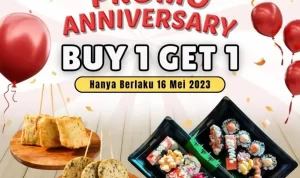 Promo SHIGERU, Rayakan Anniversary dengan Buy 1 Get 1!