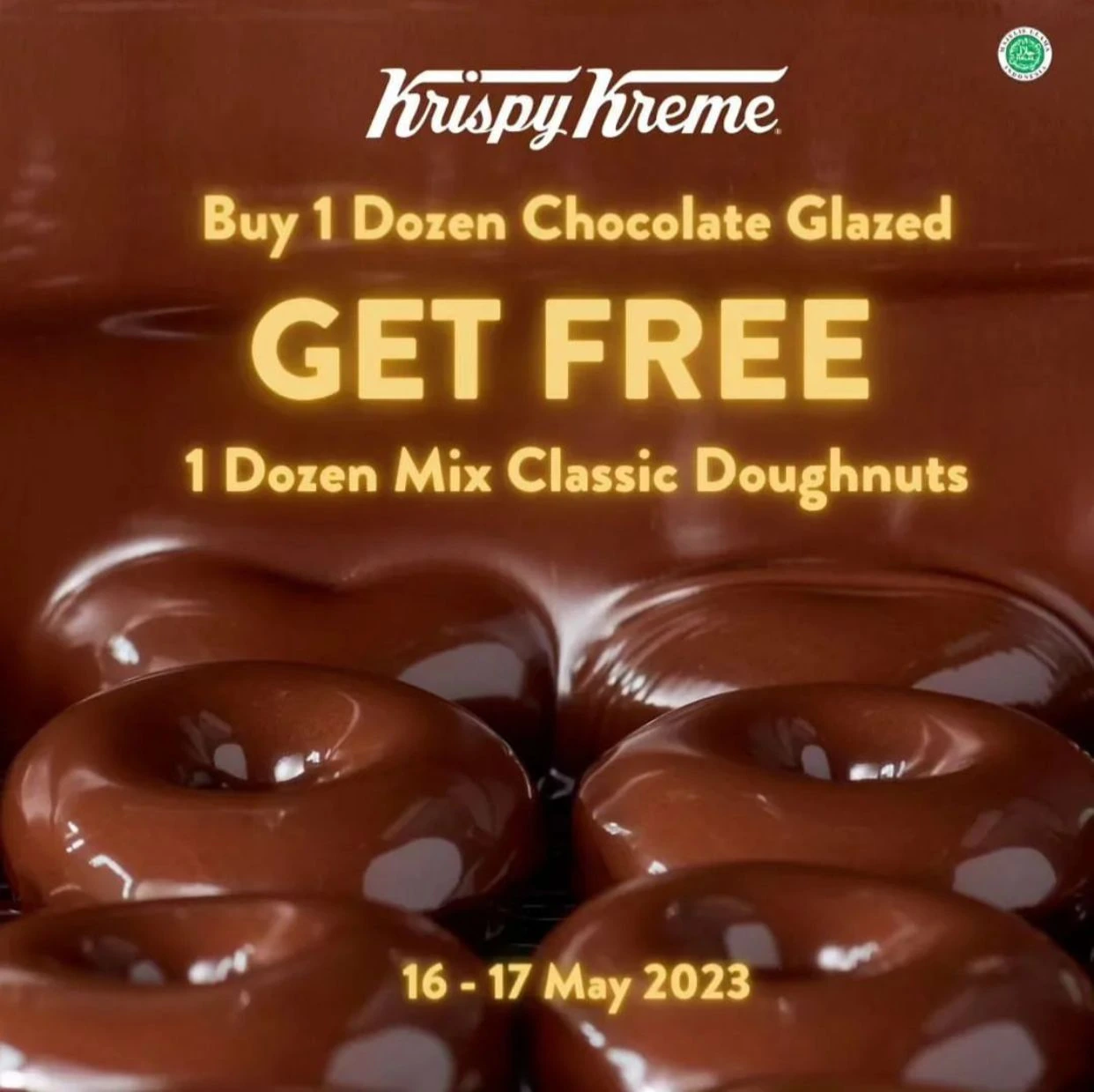 Promo Krispy Kreme Buy 1 Get 1 Free, Beli Sekarang Juga!