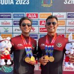 Andri Agus Mulyana, pemuda asal Bandung Barat berhasil sabet medali emas di SEA Games 2023 cabor dayung.
