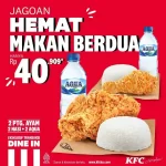Promo KFC, Hemat Makan Berdua Cuma Rp 40.000 Aja!
