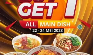 Promo Golden Lamian Buy 1 Get 1 All Main Dish, Mei 2023!
