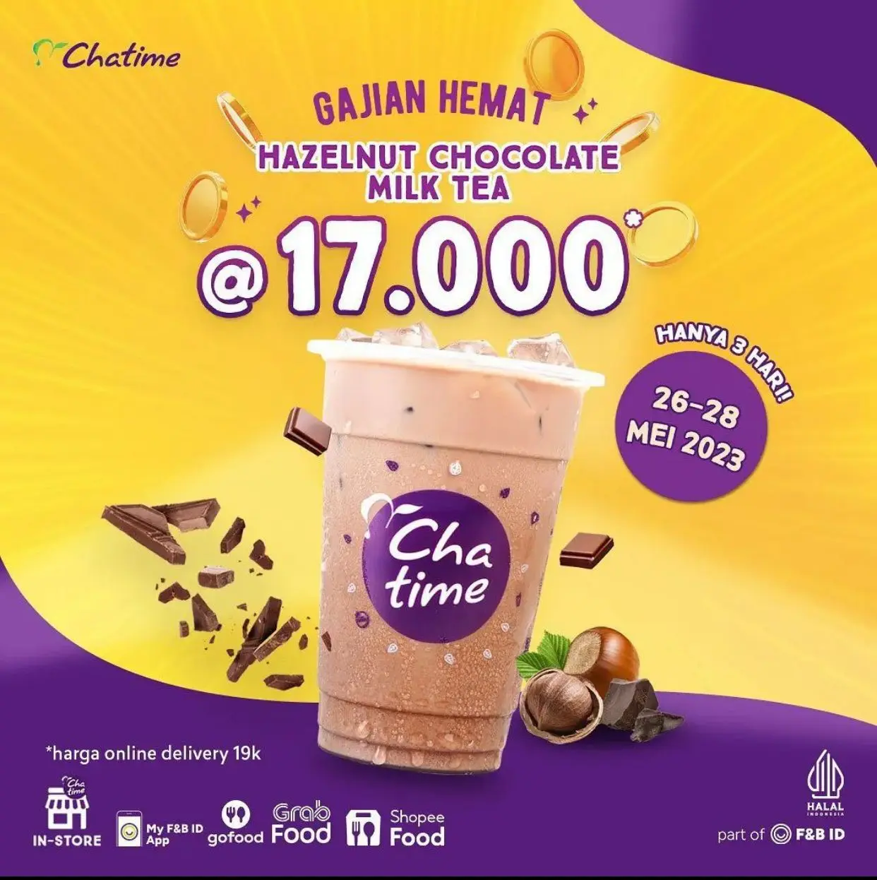 Promo Chatime, Cuma 3 Hari di Bulan Mei 2023 Ini!