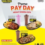 Promo Waroeng Steak & Shake, Nikmati Promo Pay Day!