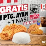 Promo KFC Bisa Dapat Gratis Ayam Via Pembelian Ini, Cek!