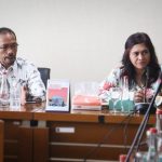 Ketua Komisi II DPRD Kota Bogor, Anita Primasari Mongan (Kanan) dan wakilnya Jatirin. (Yudha Prananda / Jabar Ekspres)