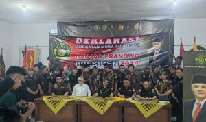Angkatan Muda Siliwangi (AMS) resmi mendeklarasikan dukungan terhadap Ganjar Pranowo sebagai Capres 2024.