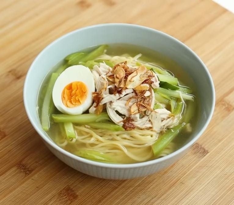 Cukup 15 Menit Beres!! Resep Mie Kuah Ayam Labu Siam