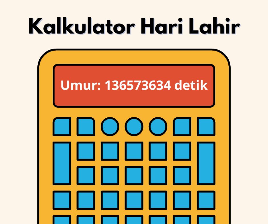 Ilustrasi Kalkulator Hari Lahir