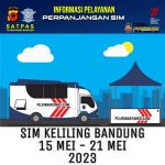 Jadwal SIM Keliling Kota Bandung 15 Mei – 21 Mei 2023