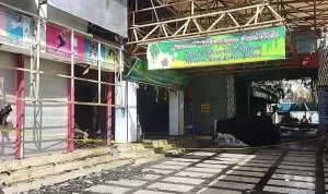 Fire at Malang Plaza, Dozens of Stalls Burned Down
