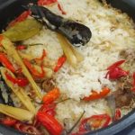 Resep nasi liwet Magicom khas Sunda.