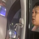 Bang Jago! Pria pengendara mobil berplat dinas polisi ngamuk gegara disalip taksi online.