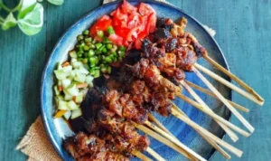 Ilustrasi sate Maranggi, cara membuat bumbu aneka sate.