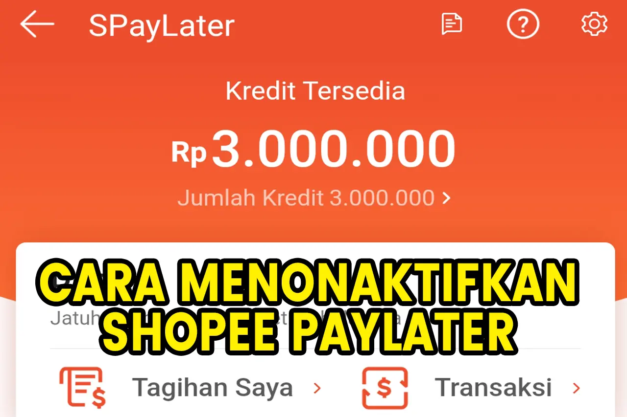 2 Cara Menonaktifkan Shopee PayLater dengan Mudah!