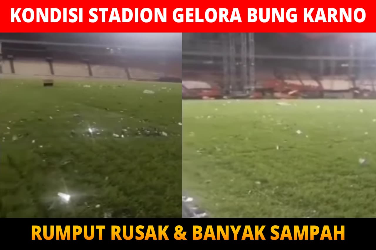 Viral Kondisi SUGBK Saat Ini Memprihatinkan, Rumput Rusak!