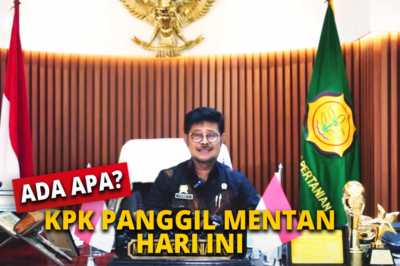 Mentan Syahrul Yasin Limpo Dipanggil KPK Terkait Dugaan Korupsi